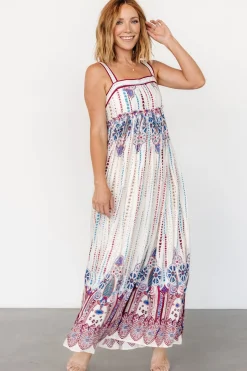 Fashion Baltic Born Ivania Tank Maxi Dress | Cream Multi CreamMulti