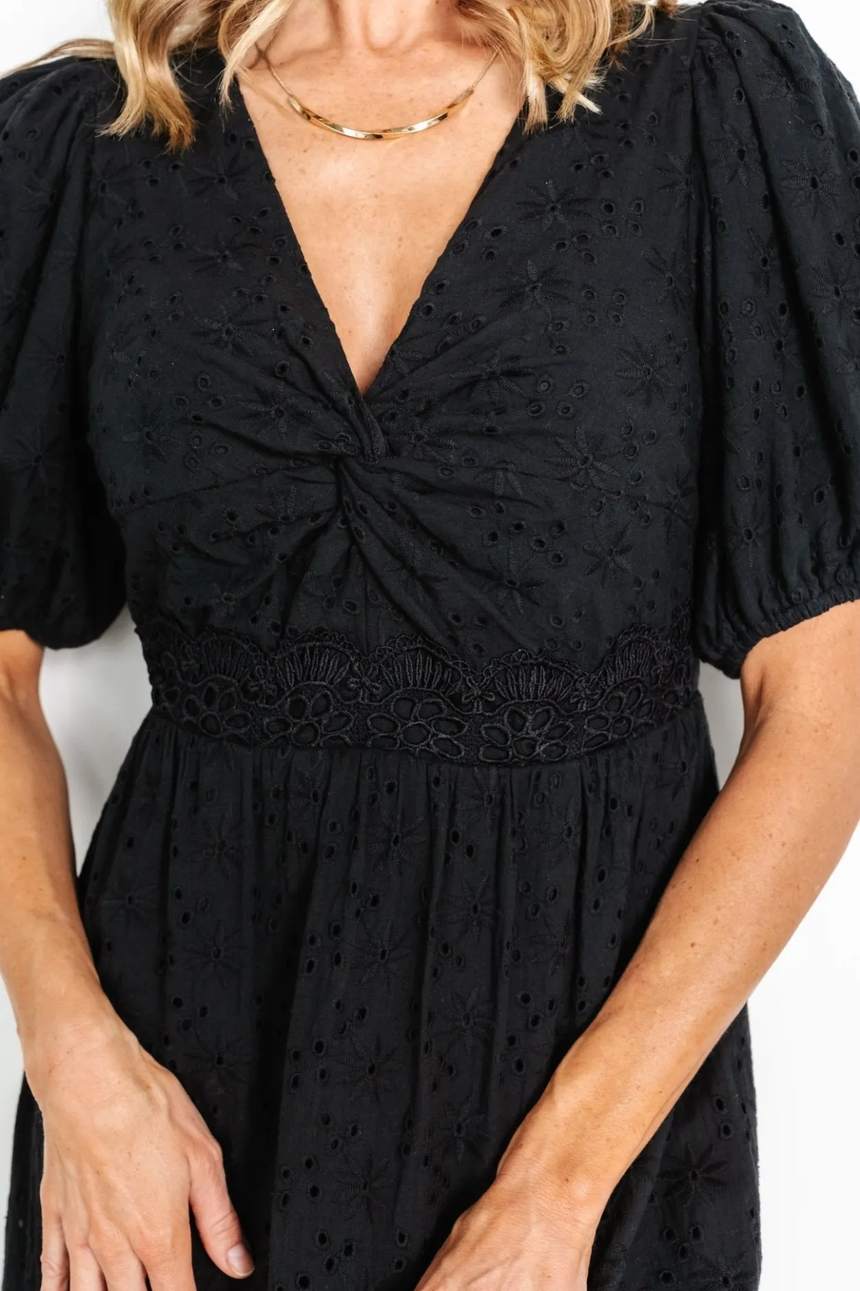 Sale Baltic Born Jackie Eyelet Maxi Dress | Black