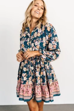 Discount Baltic Born Jane Short Dress | Jade Multi JadeMulti