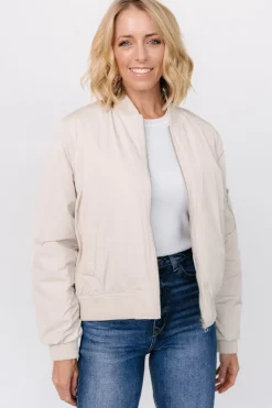 Best Baltic Born Jared Bomber Jacket | Oatmeal