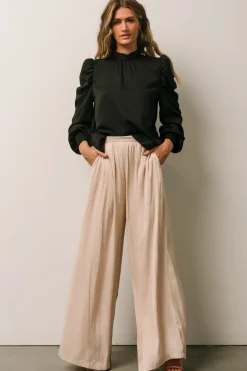 Discount Baltic Born Jayla Palazzo Satin Pant | Champagne