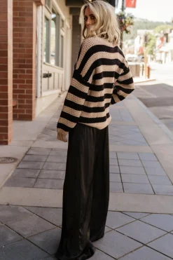 Best Baltic Born Jayla Palazzo Satin Pant | Black