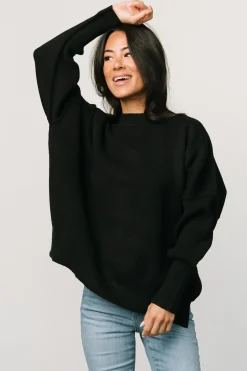 Clearance Baltic Born Jeremiah Knit Sweater | Black