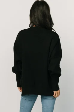 Clearance Baltic Born Jeremiah Knit Sweater | Black