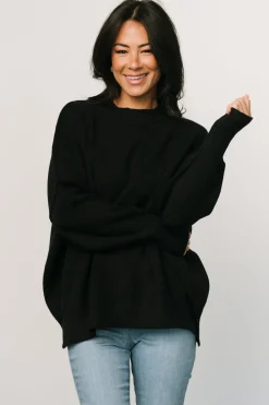 Clearance Baltic Born Jeremiah Knit Sweater | Black