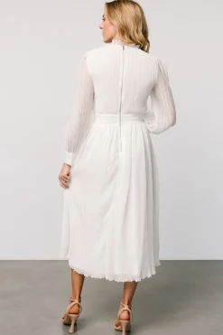 Hot Baltic Born Julie Long Sleeve Dress | Off White OffWhite