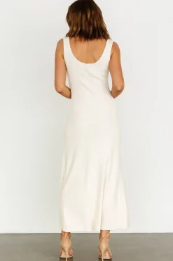 Best Baltic Born Justine Ribbed Tank Maxi Dress | Cream