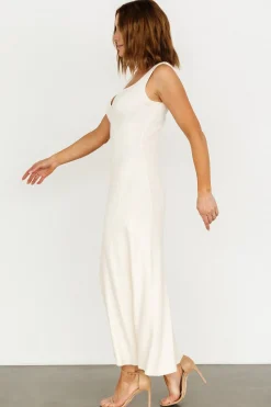Best Baltic Born Justine Ribbed Tank Maxi Dress | Cream