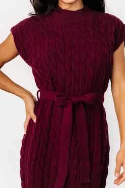 Discount Baltic Born Kambri Cable Knit Sweater Dress | Mulberry