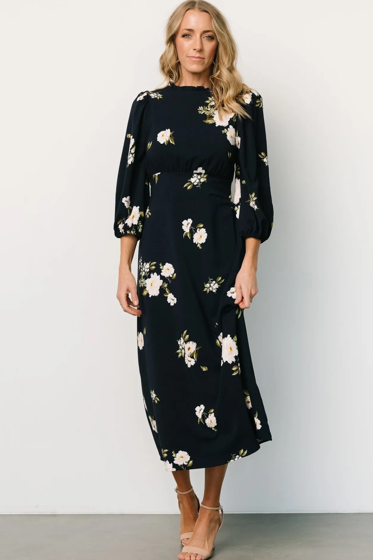Online Baltic Born Karalie Maxi Dress | Navy Floral NavyFloral