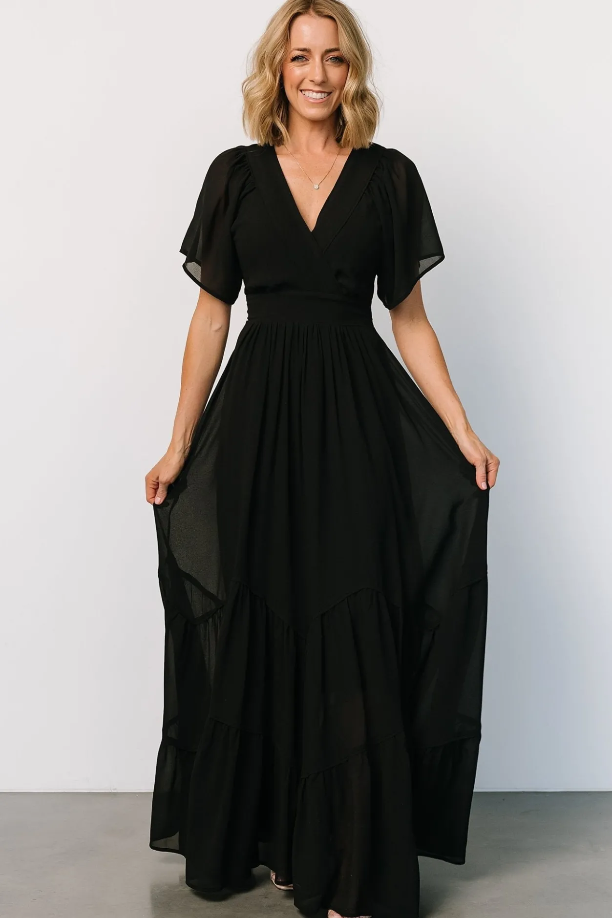 Outlet Baltic Born Katherine Maxi Dress | Black