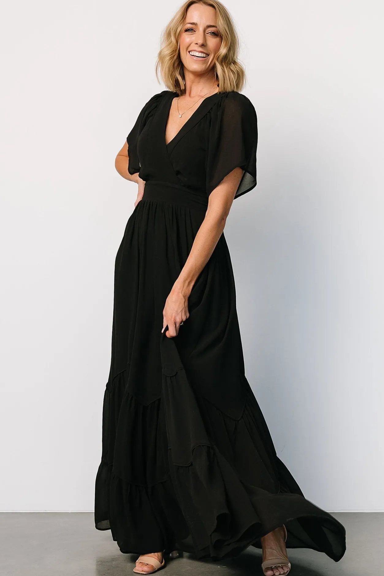 Outlet Baltic Born Katherine Maxi Dress | Black
