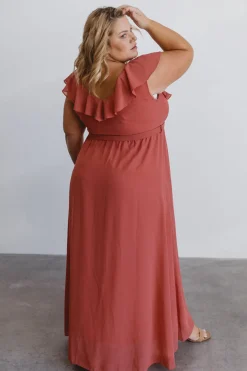 New Baltic Born Katya Ruffle Maxi Dress | Rosewood
