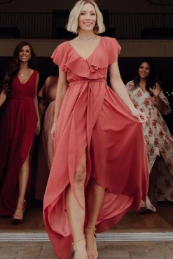 New Baltic Born Katya Ruffle Maxi Dress | Rosewood