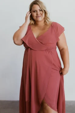 New Baltic Born Katya Ruffle Maxi Dress | Rosewood
