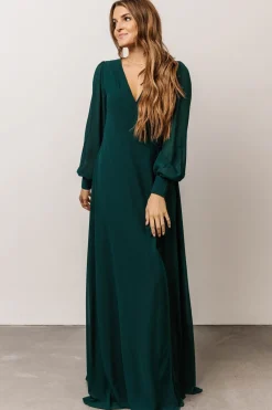 Clearance Baltic Born Kelsey Wrap Dress | Emerald