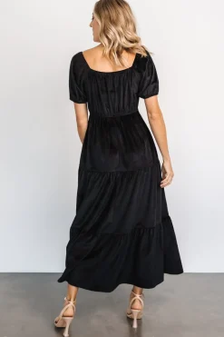 Outlet Baltic Born Kenli Velvet Maxi Dress | Black