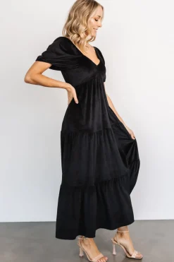Outlet Baltic Born Kenli Velvet Maxi Dress | Black