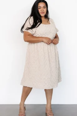 Fashion Baltic Born Keri Gathered Dress | Light Taupe LightTaupe