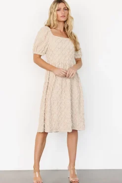 Fashion Baltic Born Keri Gathered Dress | Light Taupe LightTaupe