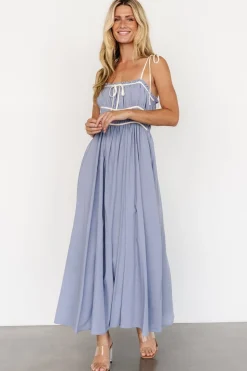 Online Baltic Born Kerstin Tank Maxi Dress | Peri Blue PeriBlue