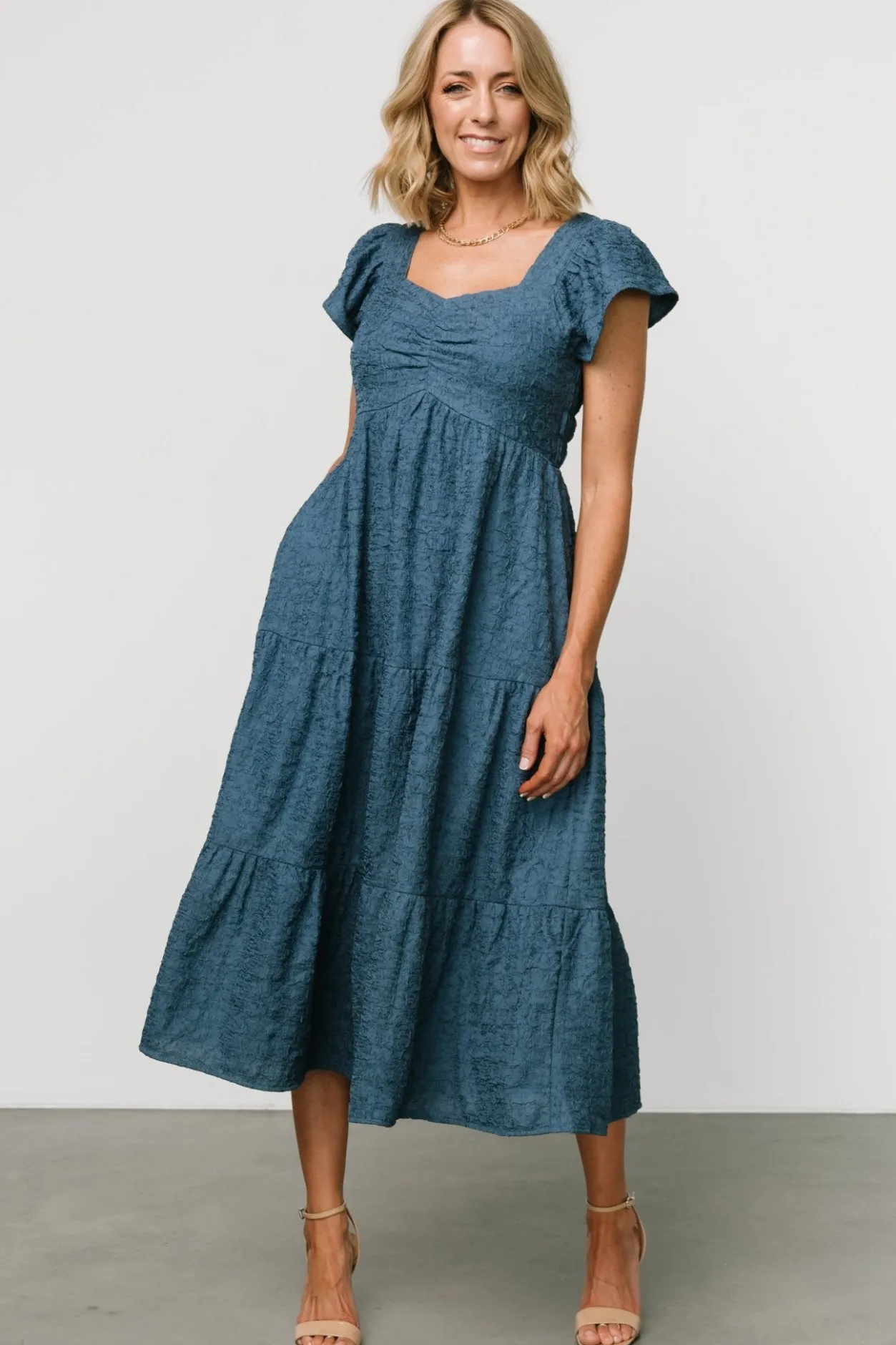 Hot Baltic Born Kesler Midi Dress | Blue