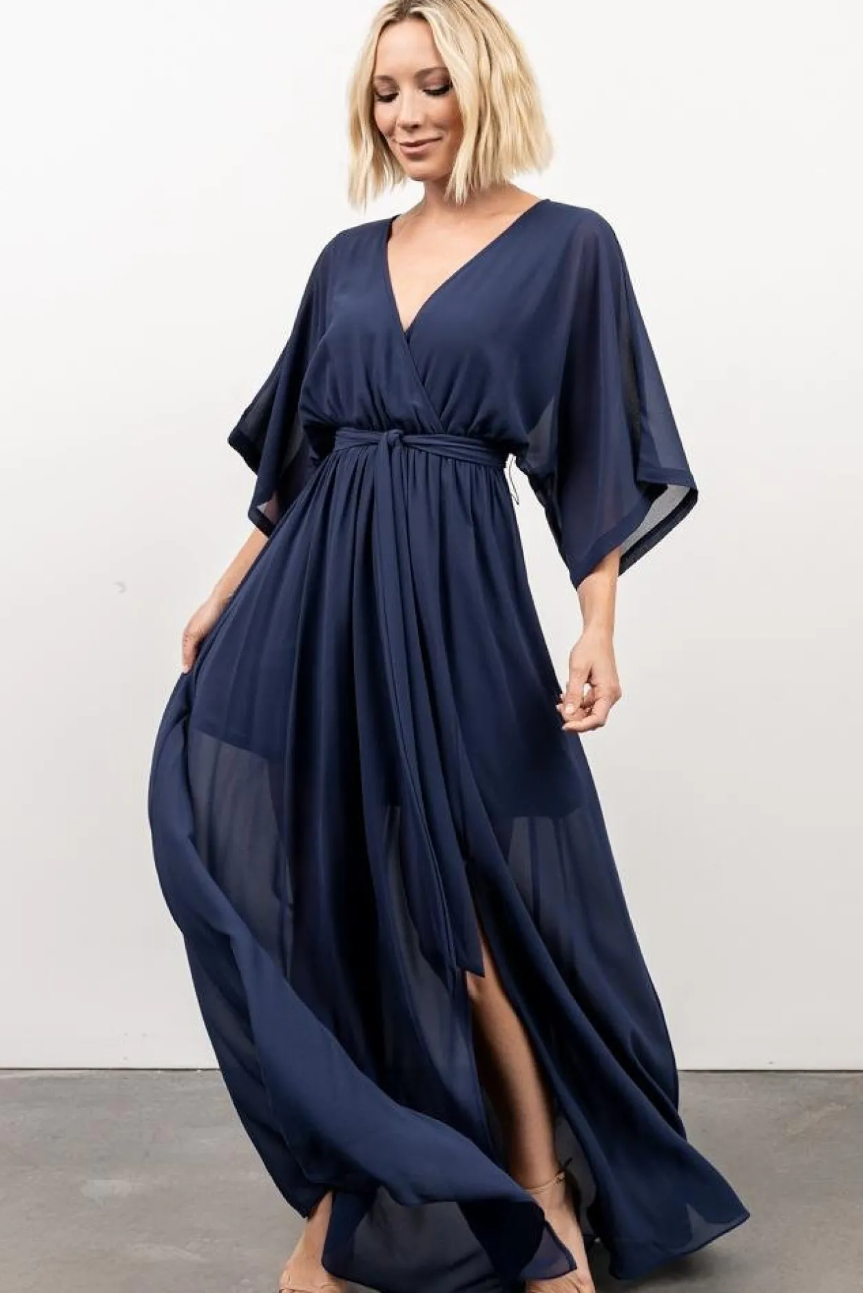 Discount Baltic Born Kia Kimono Maxi Dress | Navy