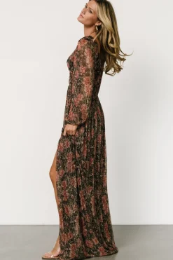 Clearance Baltic Born Kirsi Maxi Dress | Black Floral BlackFloral