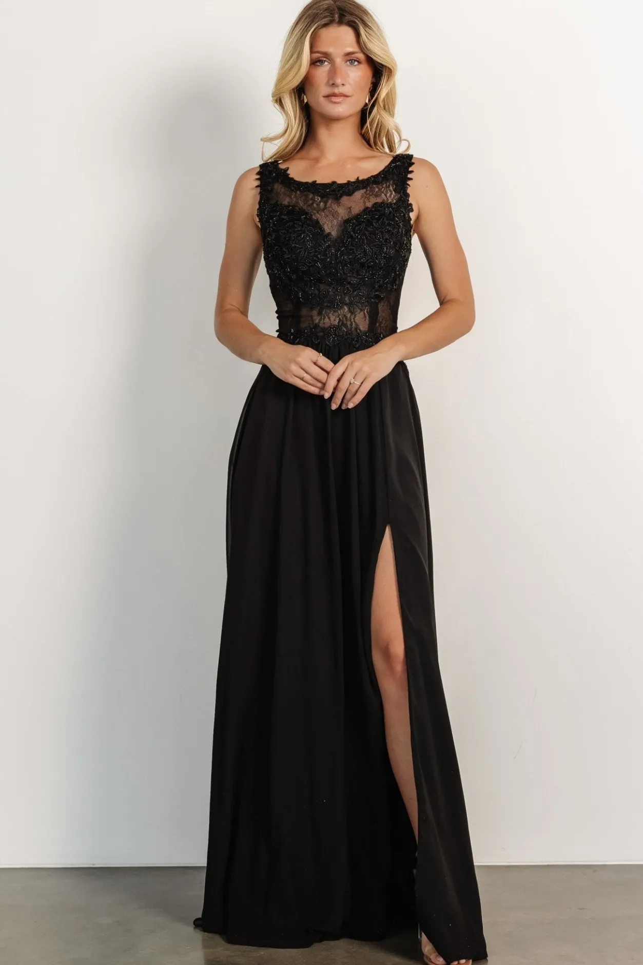 Online Baltic Born Konstantina Gown | Black