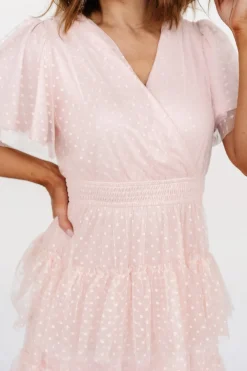 Sale Baltic Born Laia Tiered Maxi Dress | Pale Blush PaleBlush