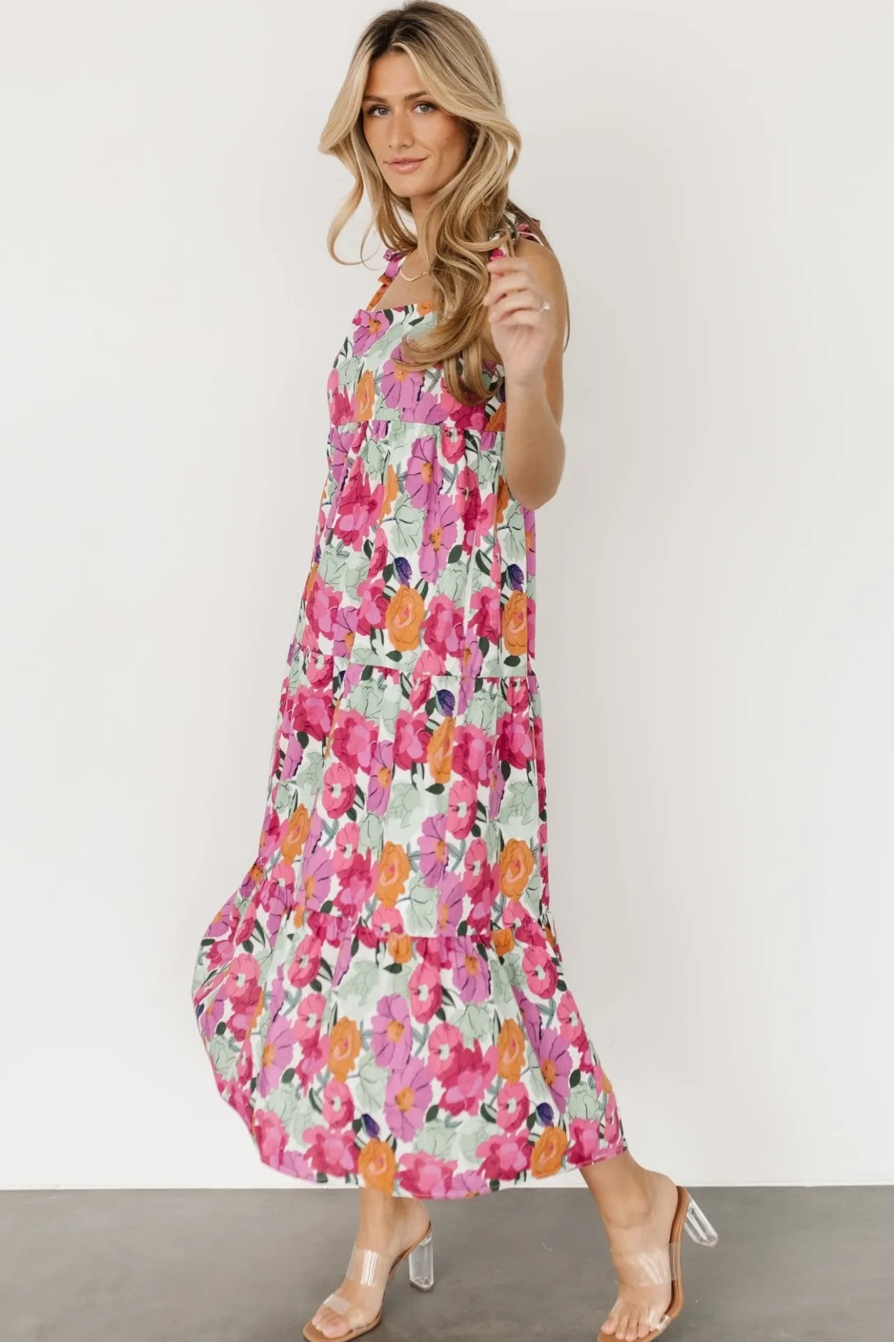 Outlet Baltic Born Lakewood Tie Dress | Pink Multi PinkMulti