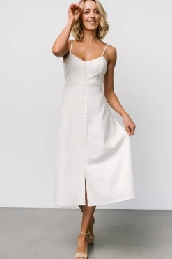 Fashion Baltic Born Laya Button Front Dress | Ivory