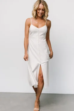 Fashion Baltic Born Laya Button Front Dress | Ivory