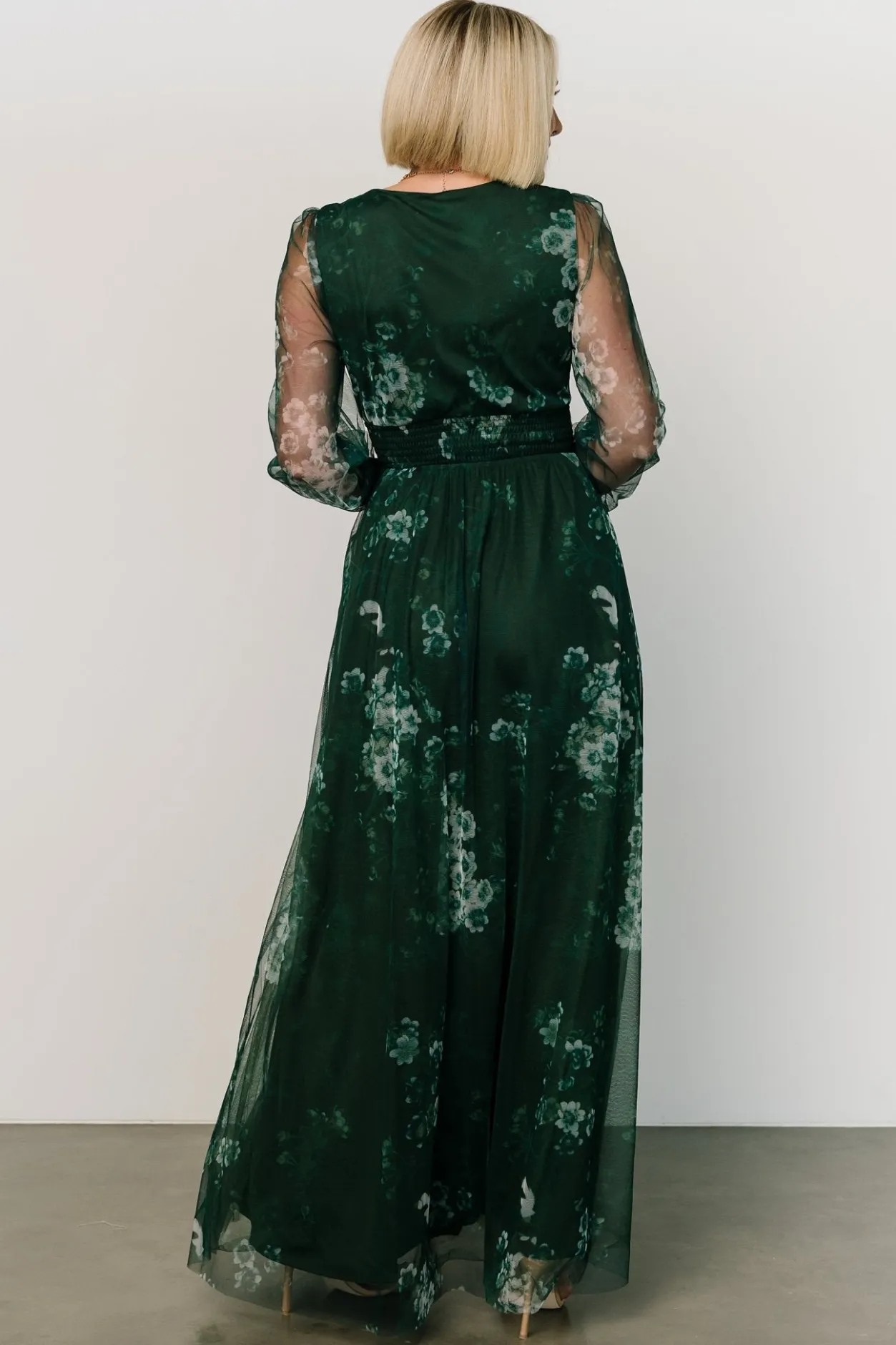 Best Baltic Born Layla Tulle Maxi Dress | Dark Green Multi DarkGreenMulti