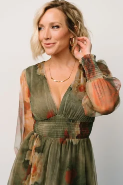 Best Baltic Born Layla Tulle Maxi Dress | Olive + Rust Olive+Rust