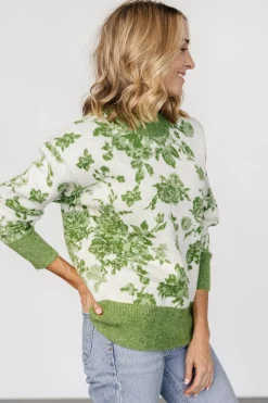 Clearance Baltic Born Legend Sweater | Light Green Print LightGreenPrint