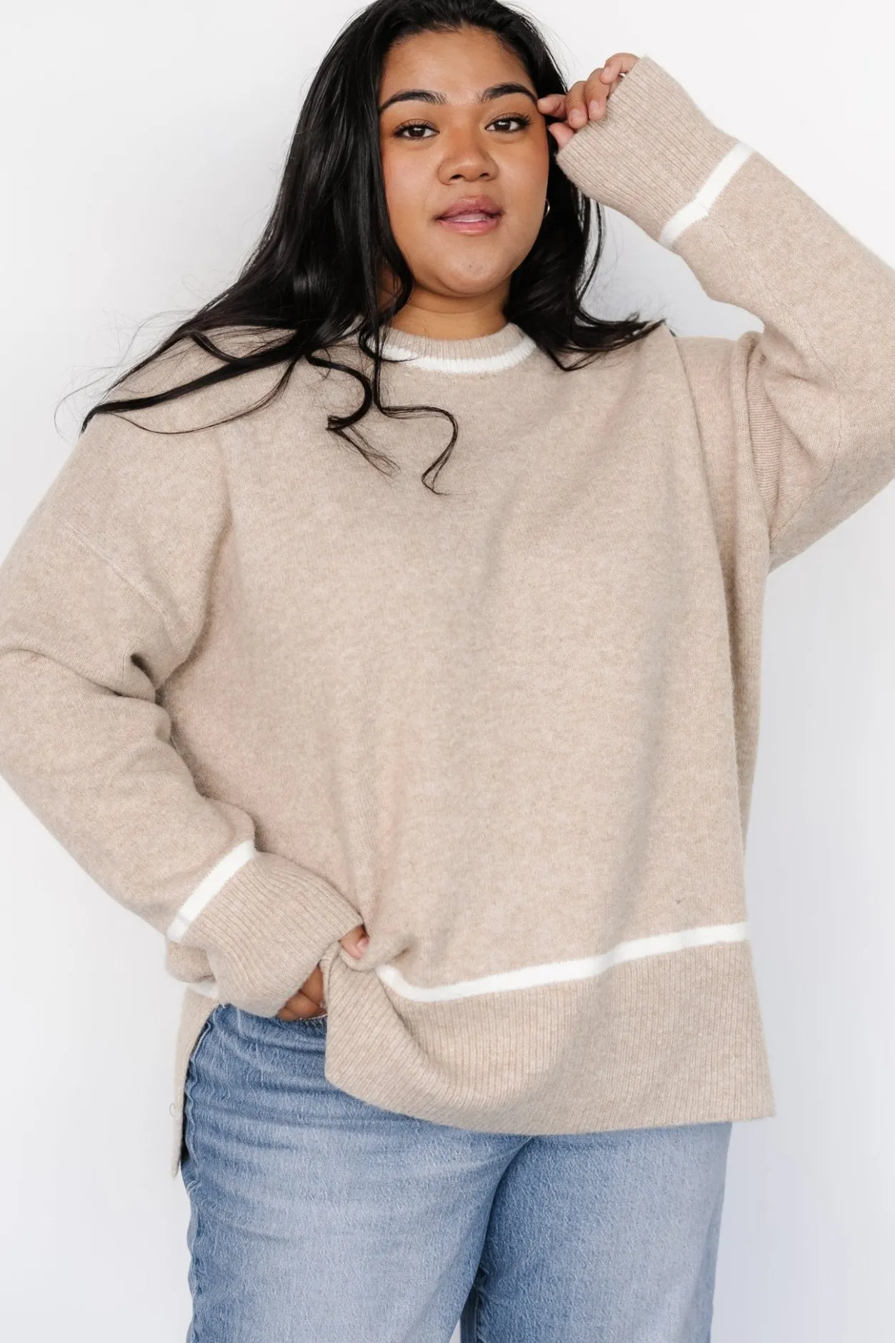 New Baltic Born Levine Sweater | Natural