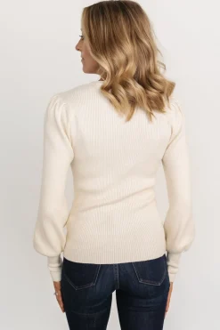 Hot Baltic Born Lilou Rib Knit Sweater | Ivory