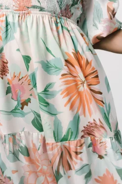 New Baltic Born Lina Satin Dress | Multi Print MultiPrint