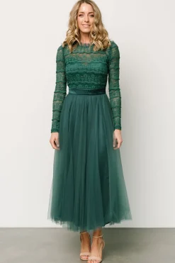 Hot Baltic Born Lonnie Tulle Dress | Emerald