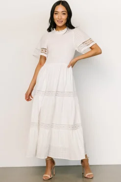 Fashion Baltic Born Loveland Geo Lace Maxi Dress | Off White OffWhite