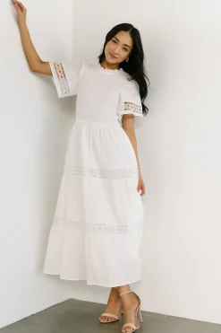 Fashion Baltic Born Loveland Geo Lace Maxi Dress | Off White OffWhite