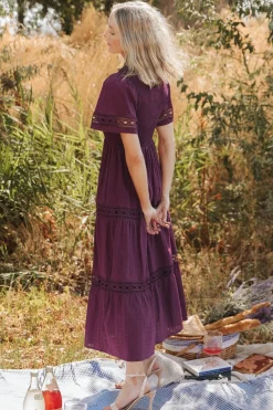 New Baltic Born Loveland Geo Lace Maxi Dress | Mulberry