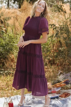 New Baltic Born Loveland Geo Lace Maxi Dress | Mulberry