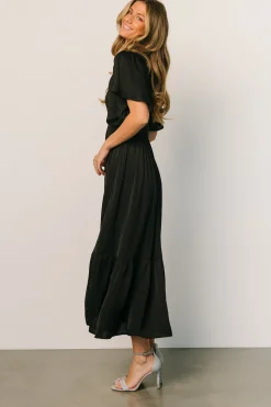 Best Baltic Born Lovell Smocked Midi Dress | Black
