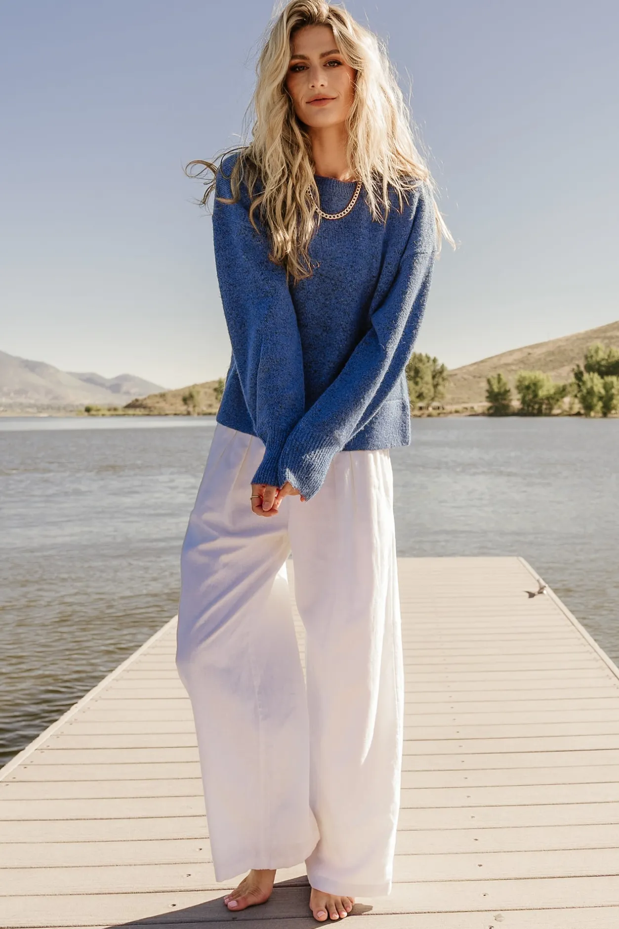 Clearance Baltic Born Lublin Sweater | Blue