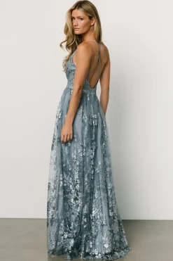 Best Baltic Born Lucienne Shimmer Maxi Gown | Blue