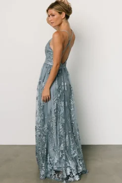 Best Baltic Born Lucienne Shimmer Maxi Gown | Blue