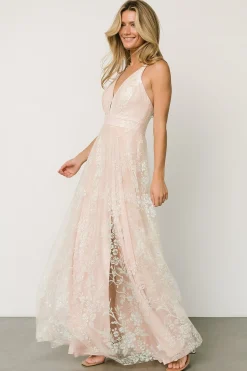 Sale Baltic Born Lucienne Shimmer Maxi Gown | Ivory