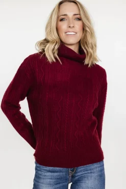Clearance Baltic Born Luxembourg Sweater | Oxblood